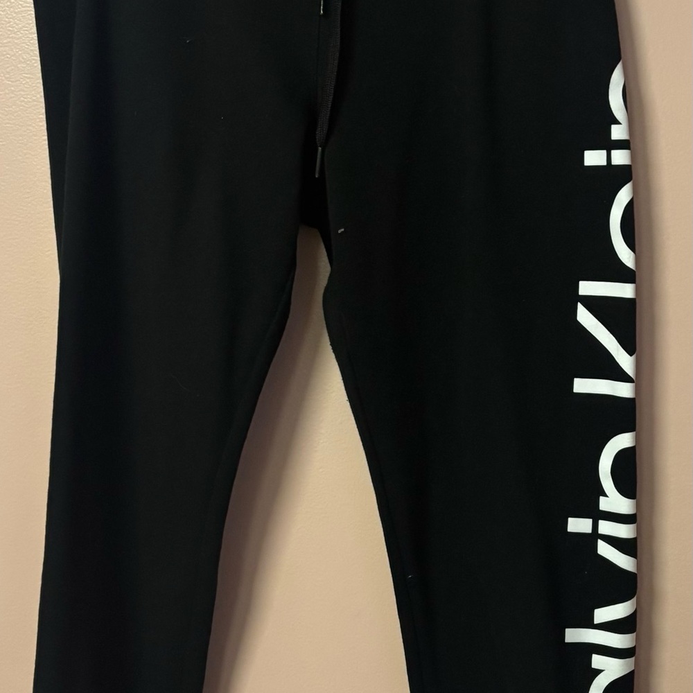 Calvin Klein Kids Black Leggings with Logo
